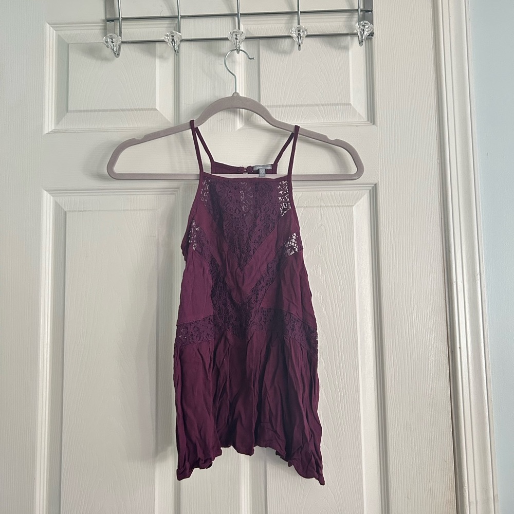 Charlotte Russe Woman’s purple blouse size xs